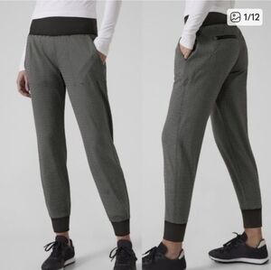 Athleta Venice Textured Joggers Gray Size Large